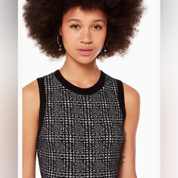 Kate Spade New York Mod Plaid Sweater Dress - Picture 5 of 13